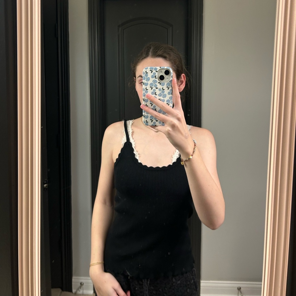 Altar'd State Black Ribbed Sweater